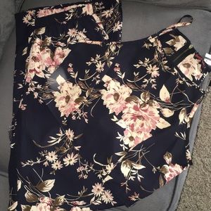 Prissy floral 2pcs palazzo pants set